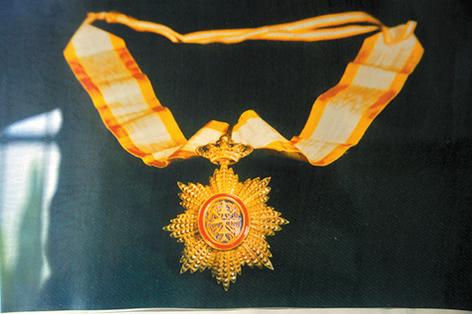 李鸿祥的勋章。（本报资料图）