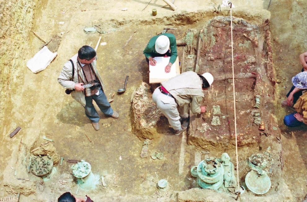 1992年考古发掘现场。