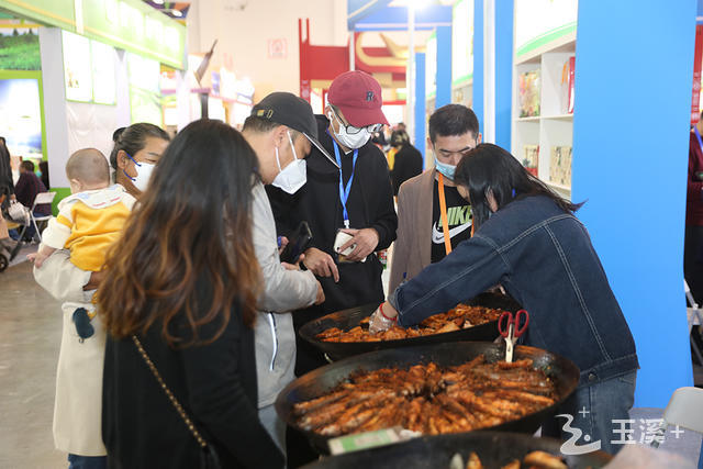 玉溪盐水鱼深受参展商青睐.jpg
